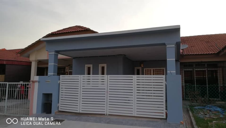Contoh projek ubah suai bahagian hadapan rumah dengan kemasan moden